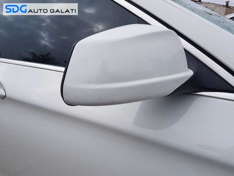Oglinda Electrica Dreapta FARA Pliere Rabatare BMW Seria 5 F10 NFL / Non Facelift 2009 - 2014 Culoare 300 Alpine White
