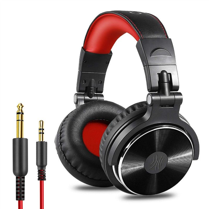 Слушалки Hi-res OneOdio Pro 10 Red/Black 20 Hz-40 KHz,32 Ом, 1600 mw