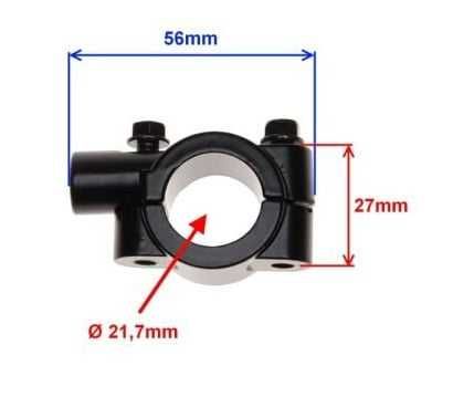 Set Adaptor Prindere Oglinzi Colier Surub Ø 10mm