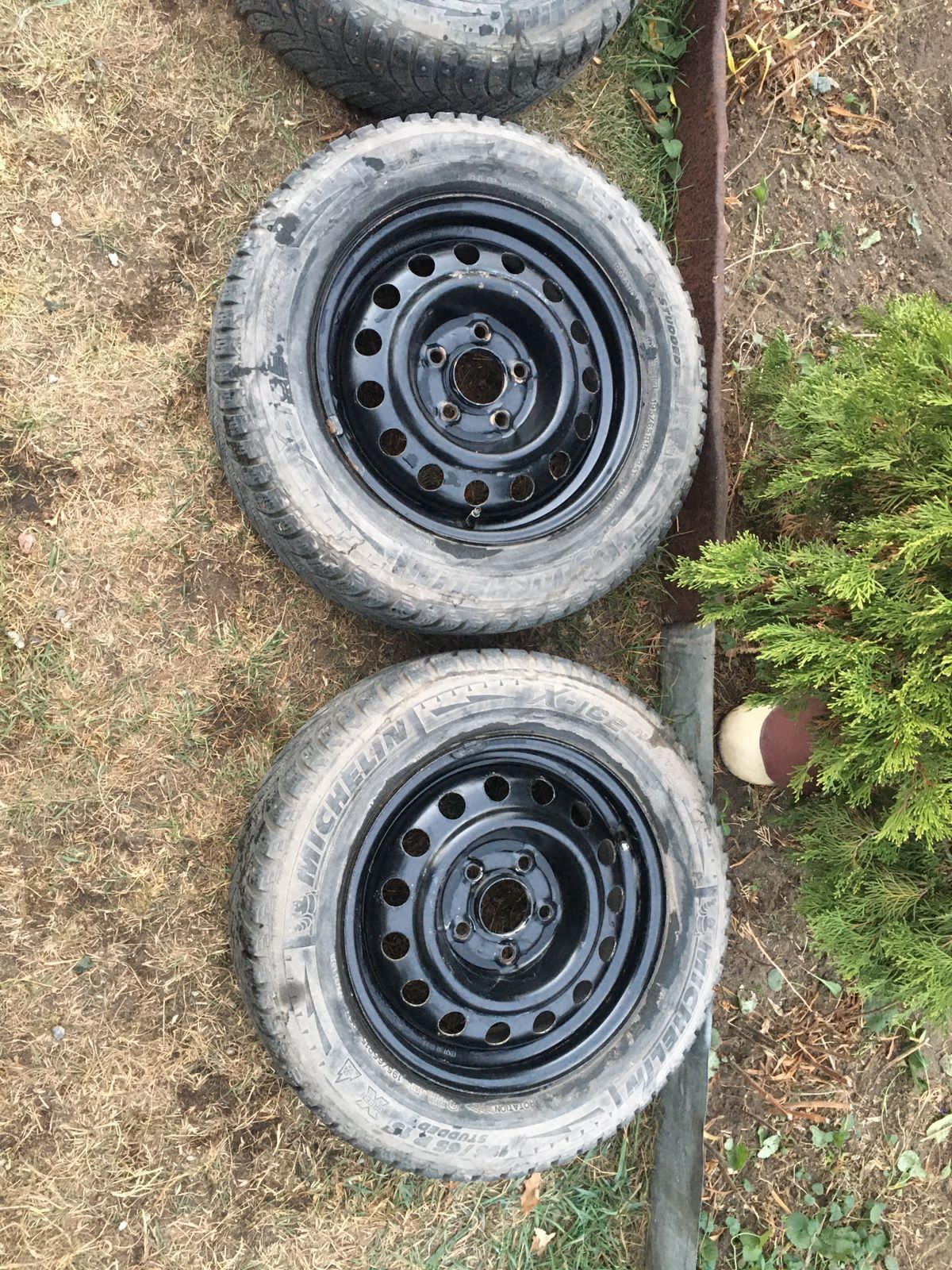 Штампы с зимней резиной Michelin 195/65/R15, 5/114,3