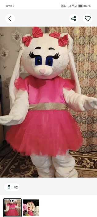 Продаю ростовую куклу зайку