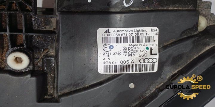 Far stanga Bi-Xenon 4G8941005A Audi A7 4G [2010 - 2014]