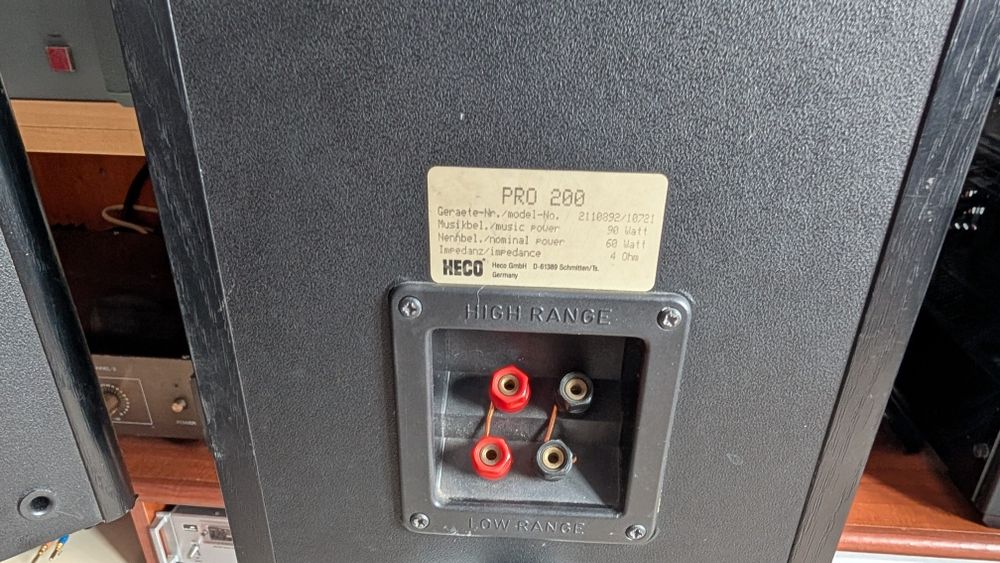Heco pro 200 ,boxe raft / bookself, sunet bun