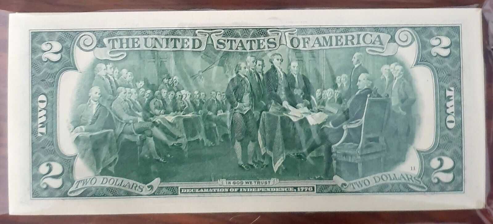 Lot 10x Bancnote de  2 $ SUA 2017a UNC
