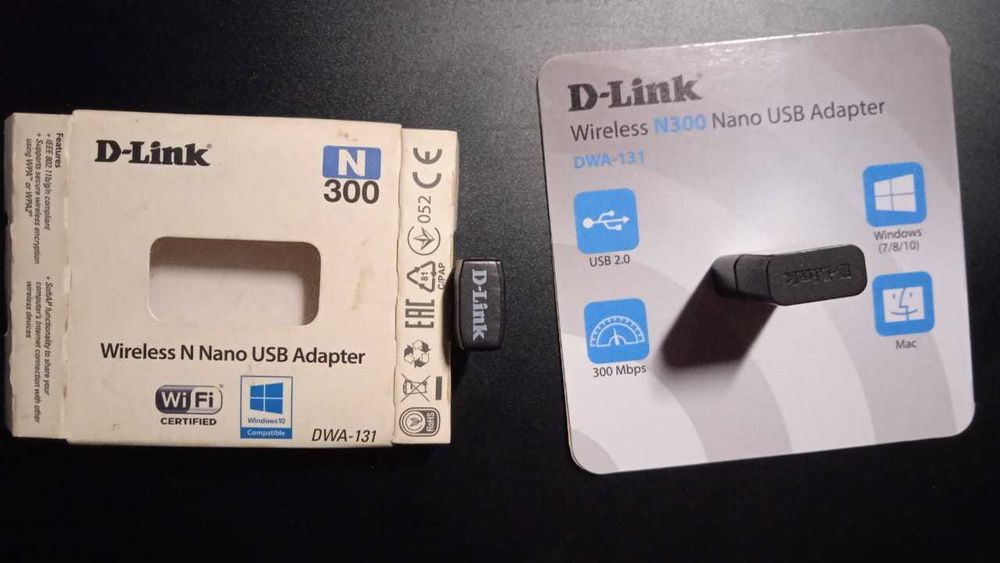 Wi-Fi адаптер D-Link DWA-131/F1A.