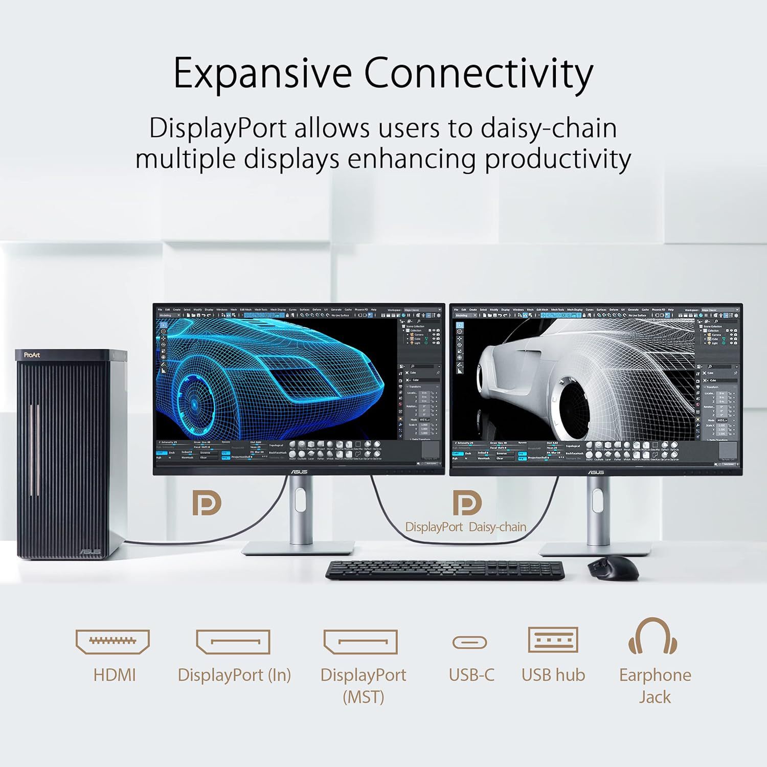 4K Дизайнерский монитор UHD Asus ProArt Display PA279CRV 27" IPS 60Hz