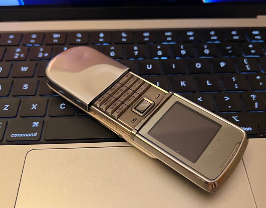 Nokia 8800 SIROCCO Stainless Steel ! Otel inoxidabil vintage classic