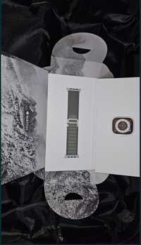 Apple watch ultra 49mm titanium green alpine loop M
