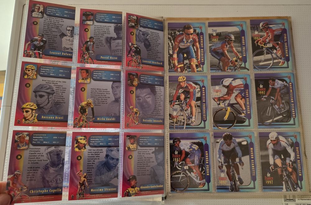 Album Cartonase Tour De France 1997 Eurostar Eurosport Panini Copii