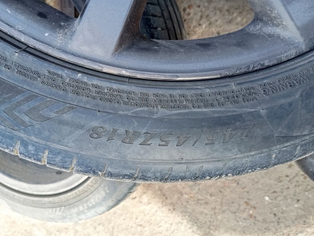 Jante + anvelope vara 245/45ZR18