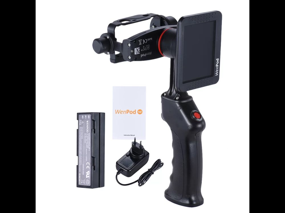 Ghimbal stabilizator pentru gopro cu ecran color