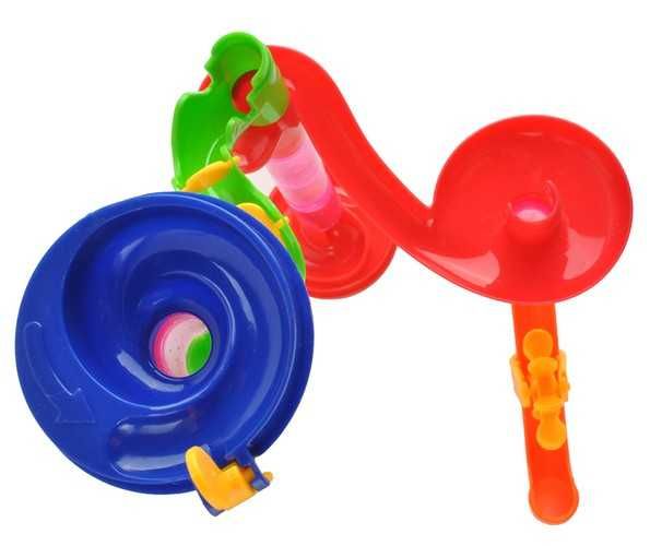 Конструктор писта тип пързалка с топчета 105 Части цветни писти