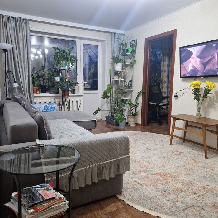 3-комнатная квартира, 46.8 м², 2/5, К. Сутюшева (ТРЦ"Рахмет")1976г.п.