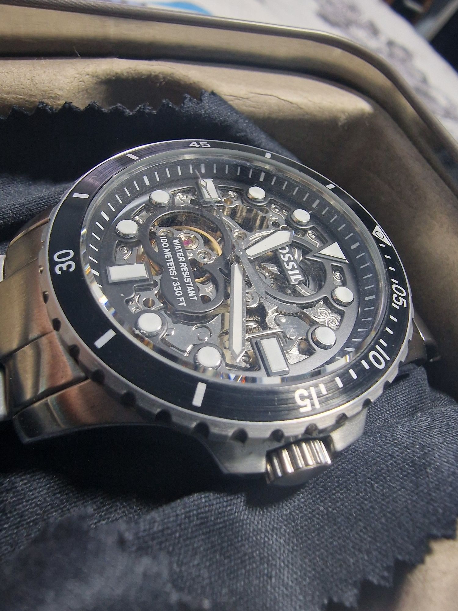 Ceas mecanic automatic Fossil