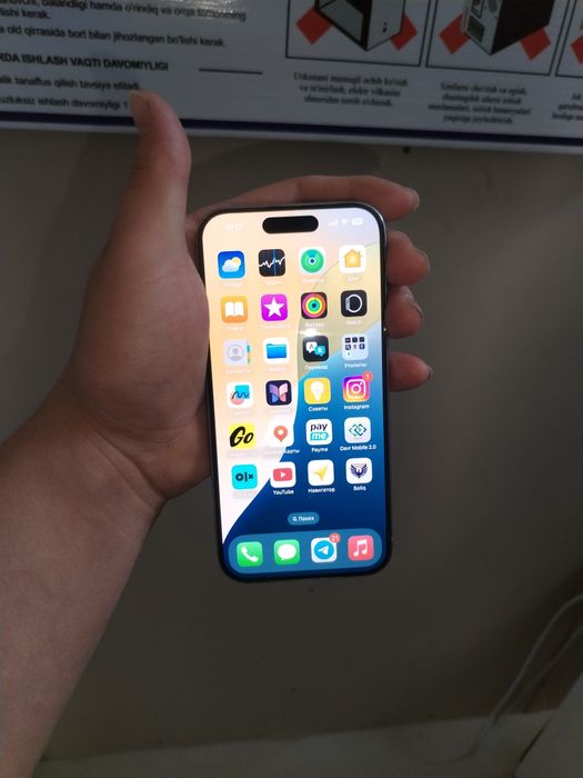 iphone 15 pro NX/A 256 tali natural titan