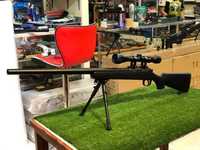 Pusca Airsoft FullMetal Sniper M61 Mod 5,8j PUTERE MAXIMA Luneta+Bile