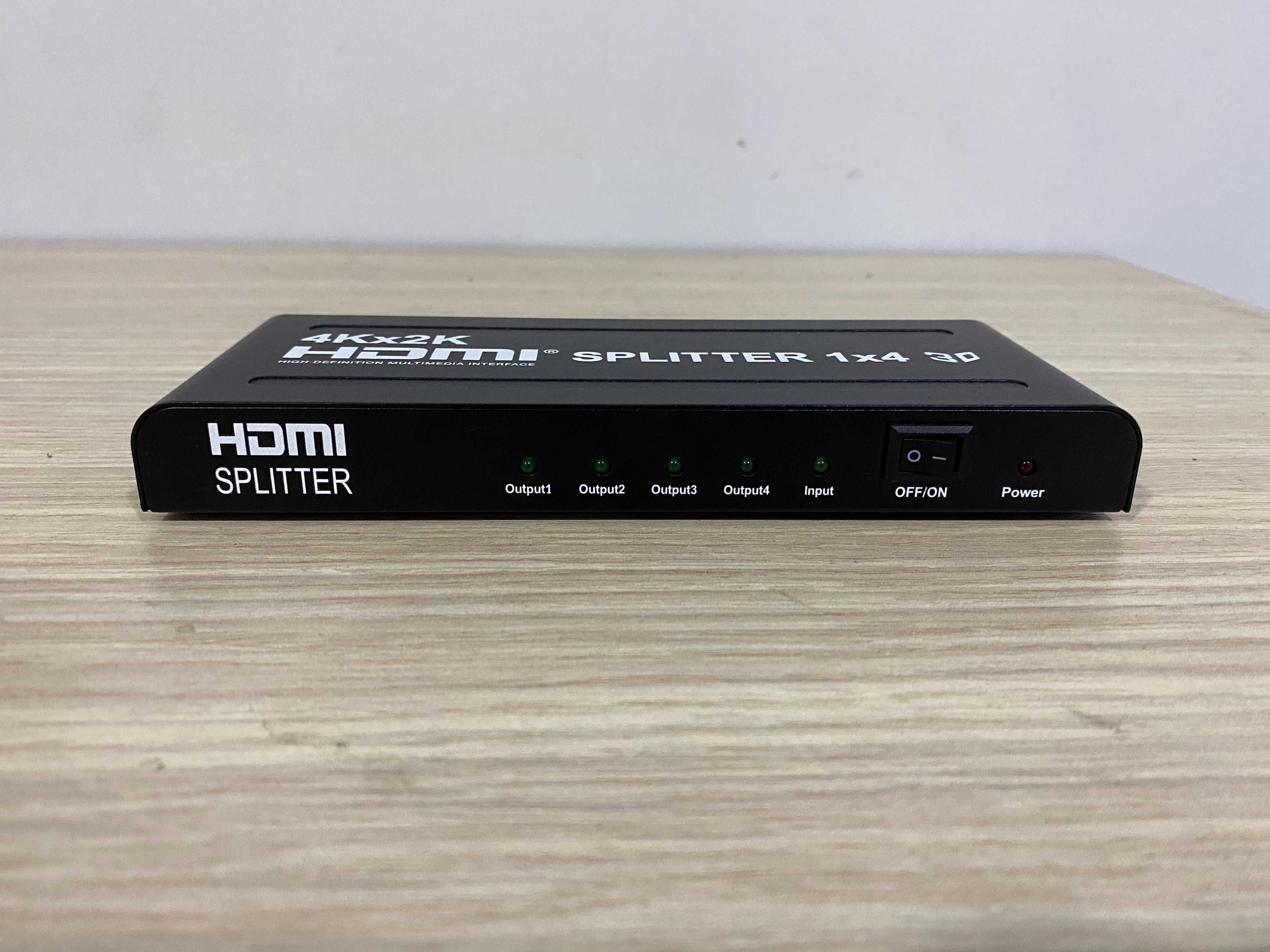 HDMI-сплиттер 1x4 с поддержкой разрешения 4Kx2K и 3D