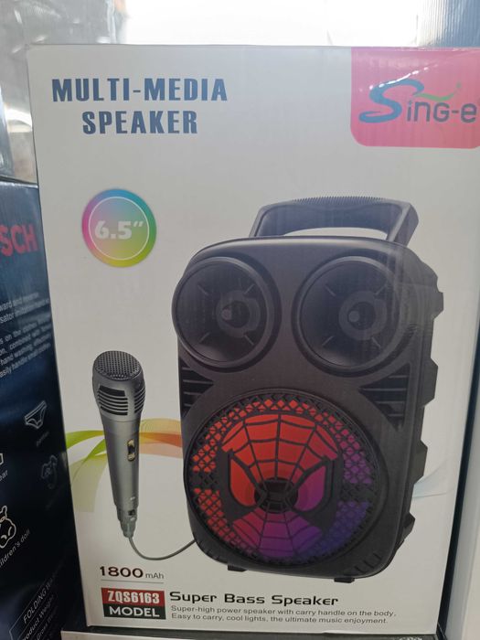 Караоке колонка с микрафоном