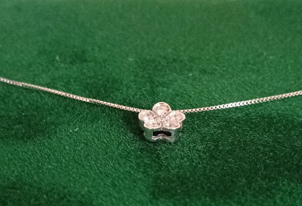 Lanț aur cu diamante