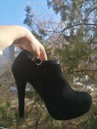 Botine negre elegante 38