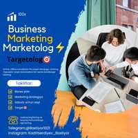 Marketolog Targetolog Sayt yasash. Smm marketing xizmatlari