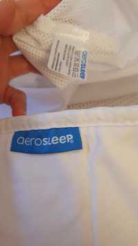 Set saltea Aerosleep cu protectie si cearsaf anti-sufocare