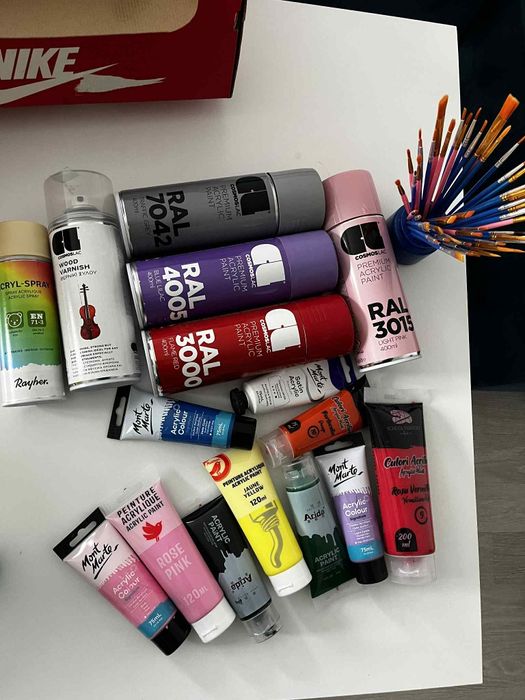 Articole craft spray acrilic pensule