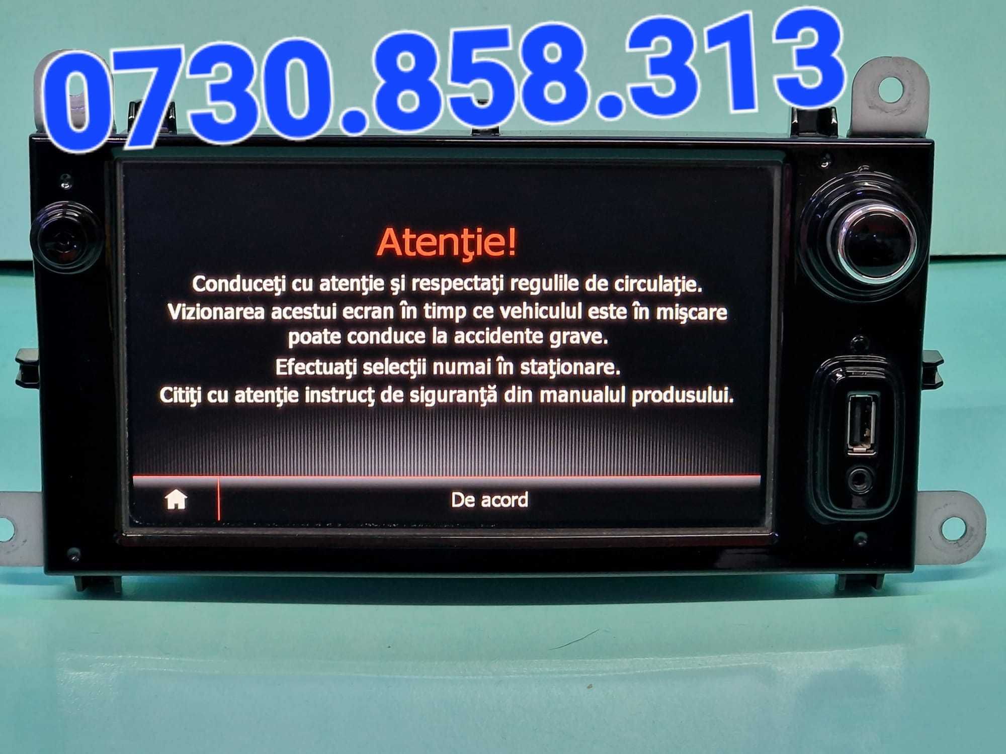 Harti Renault Clio 4 navigatie  Camera video marsarier MediaNav Captur