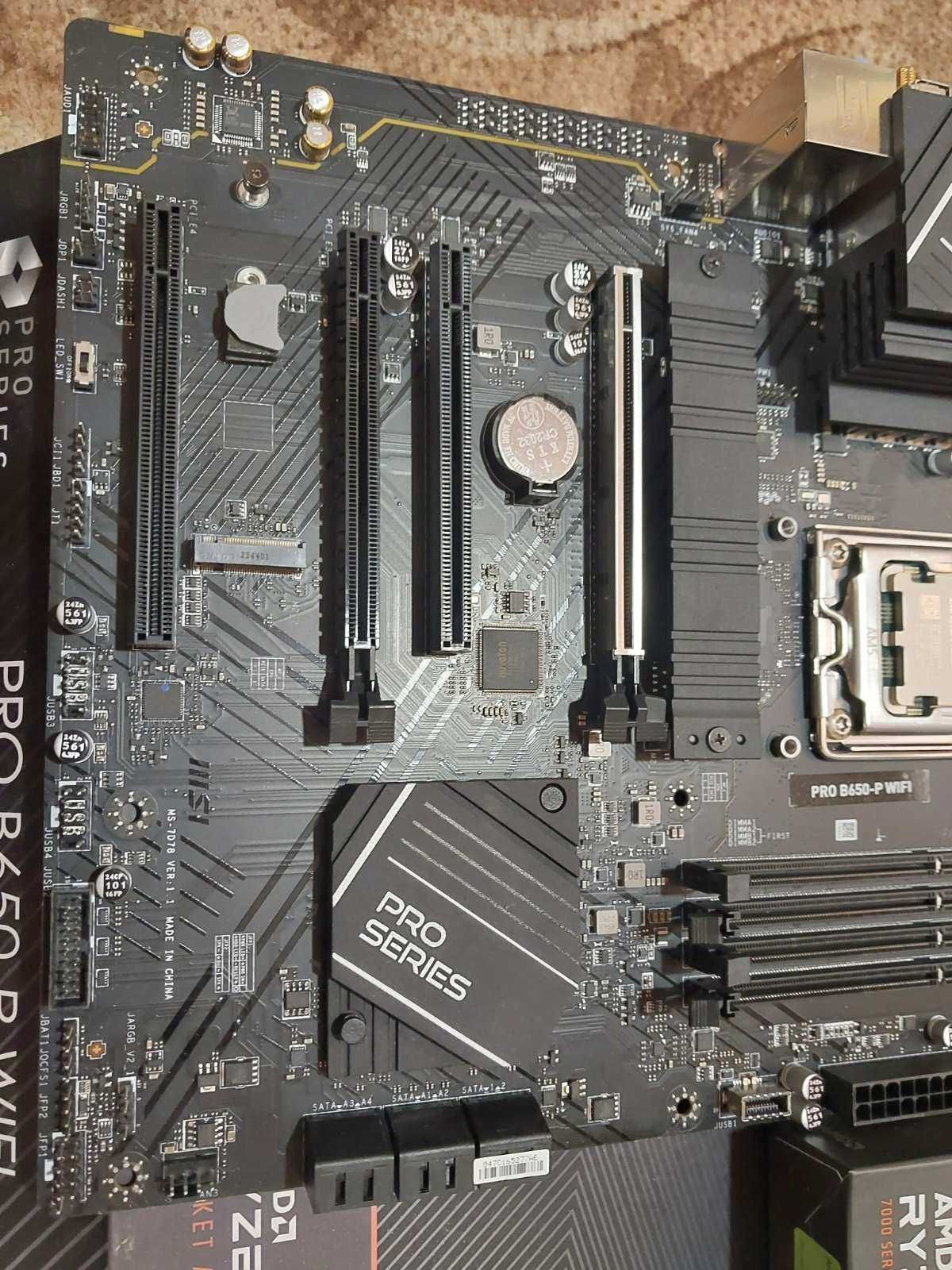 AMD Ryzen 5 7600X + MSI Pro B650-P Wi-Fi