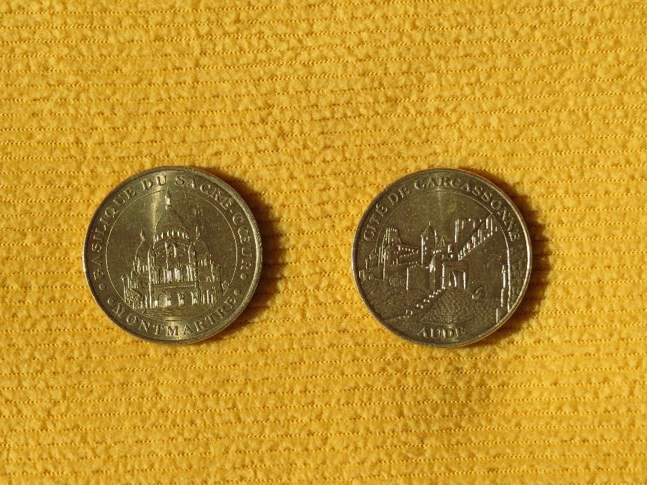 Medalie - Monnaie de Paris Sacré-Coeur si Cité de Carcassonne