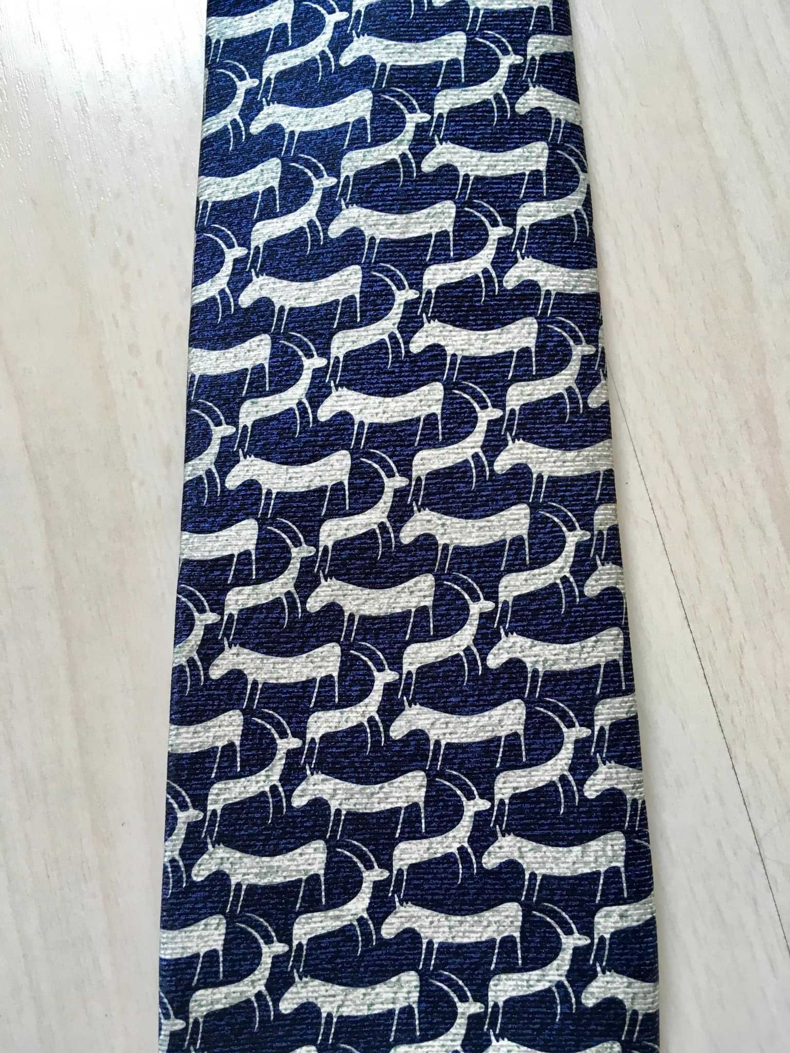 Cravată  Bvulgari, 100% mătase, lucrată manual