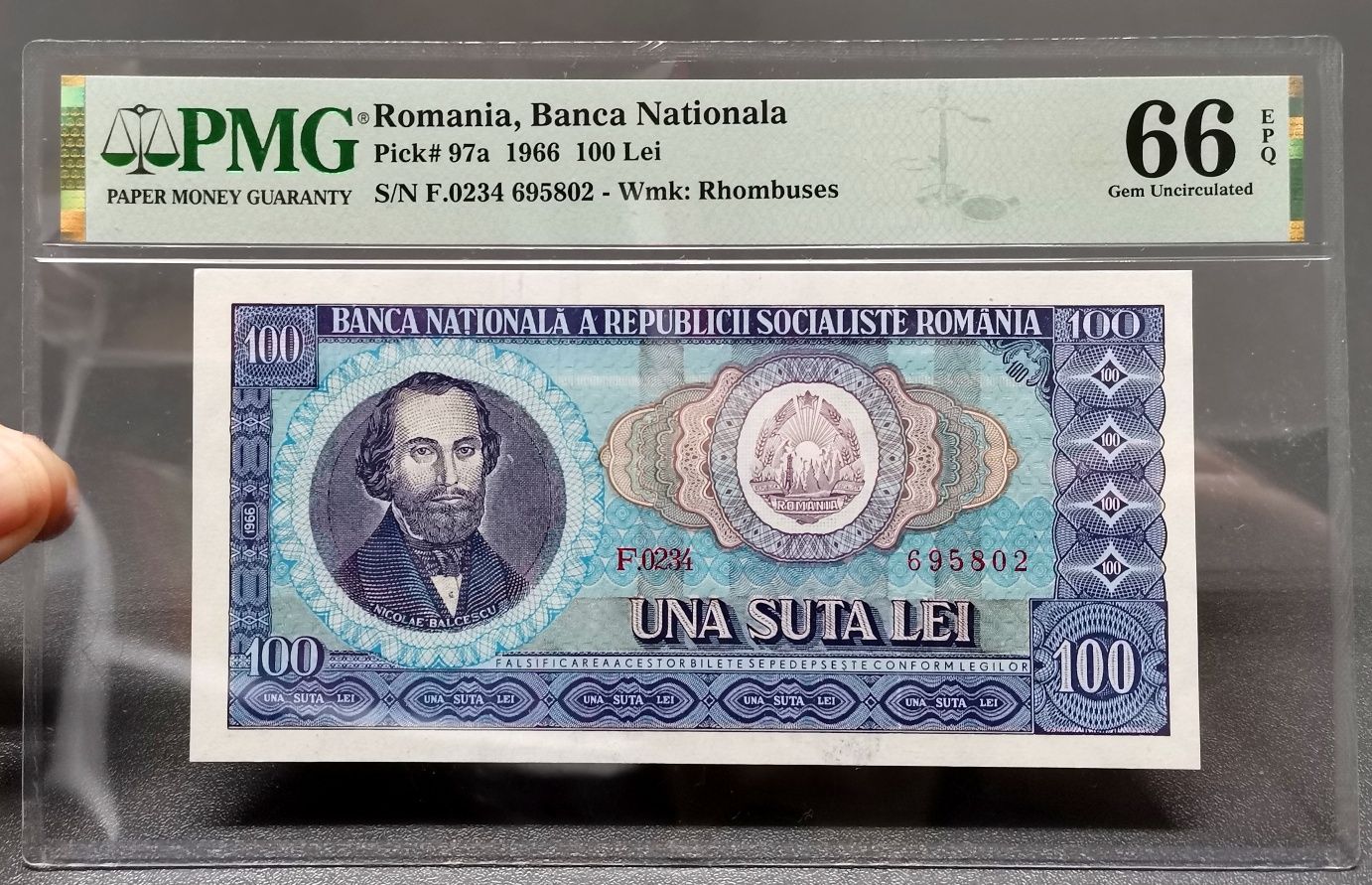 România bancnote UNC Gradate PMG