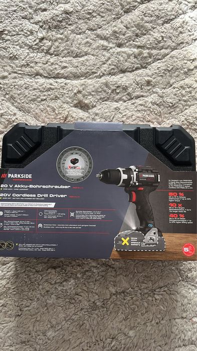 bormașină PARKSIDE Permofance 20v, noua, in cutie.
