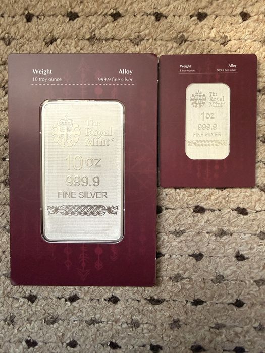 Moneda Lingou argint 10/oz Odin/Thor pur 999% 310gr