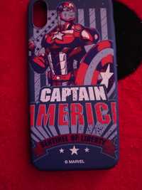 Husa iPhone XS cu căpitanul America