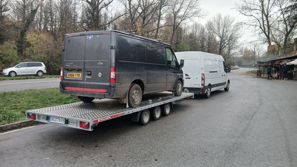 Транспортни услуги с Бус и Платформа 6м Превоз на Автомобили  Бусове