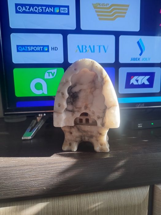 мраморный подсвечник ручная работа