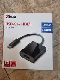 Adaptor Trust Dalyx USB-C - HDMI (produs nou)