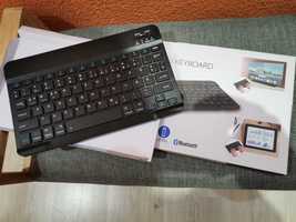 Мини  Bluetooth безжична QWERTZ клавиатура за компютър, телевизор