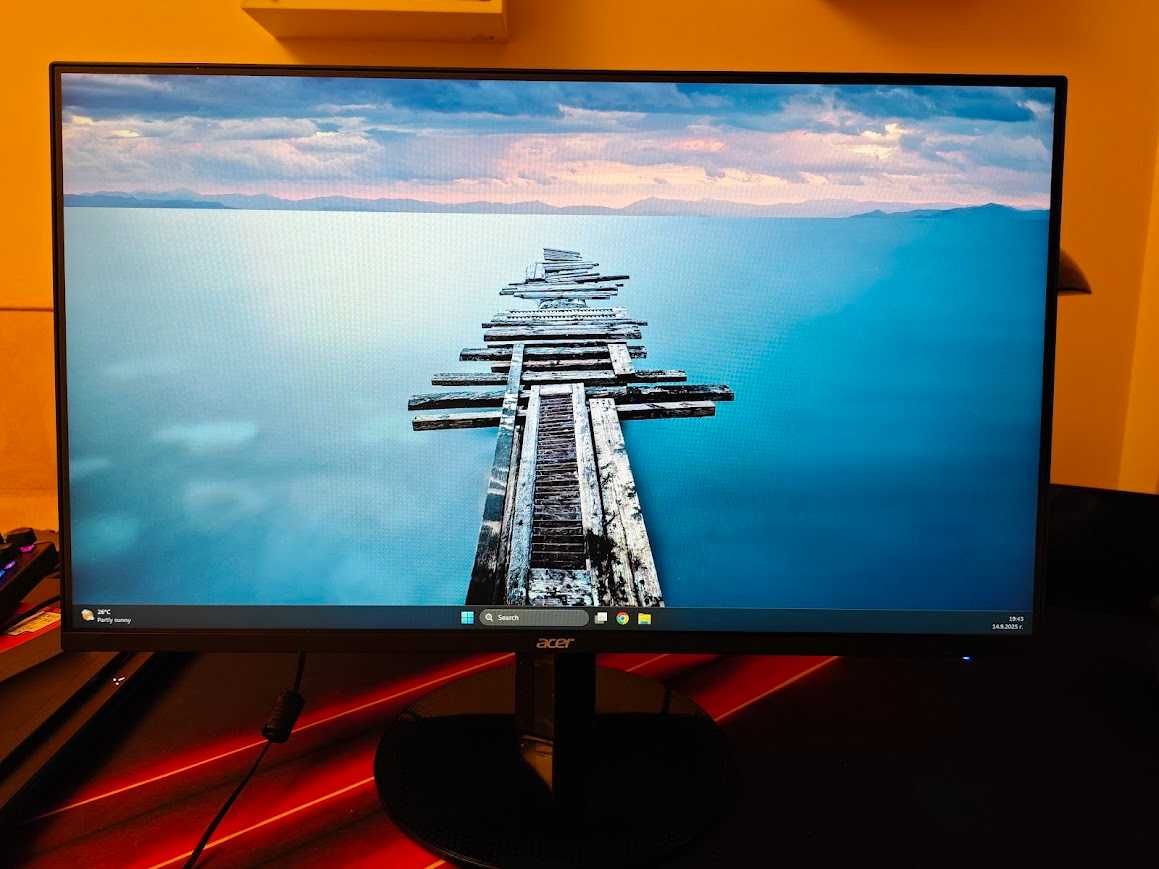 Монитор Acer SB241Y – 23.8", перфектно състояние
