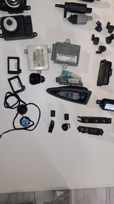 Piese BMW Idrive, led, antena, senzori, modul cârlig, xenon