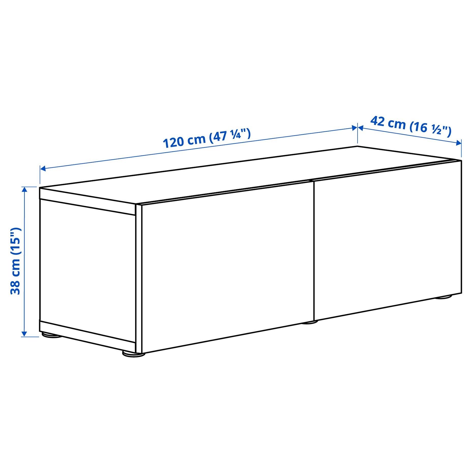 Шкаф за стенен монтаж Besta Ikea