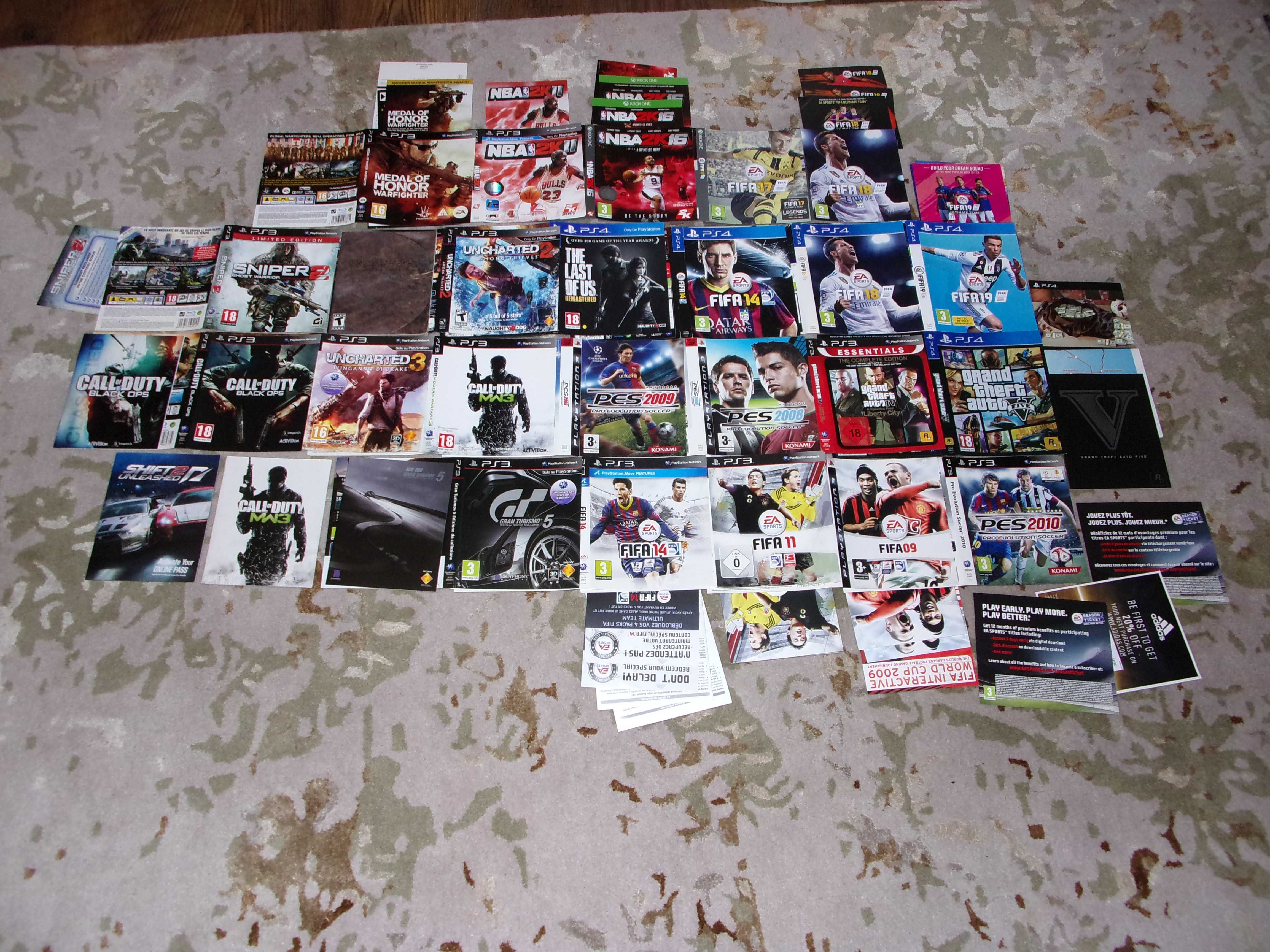 Carcase Postere carticele jocuri PS.2,3,4,PSP,Xbox si WII
