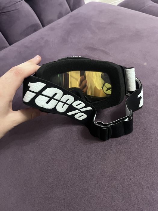 ochelari 100% yellow visor moto cross