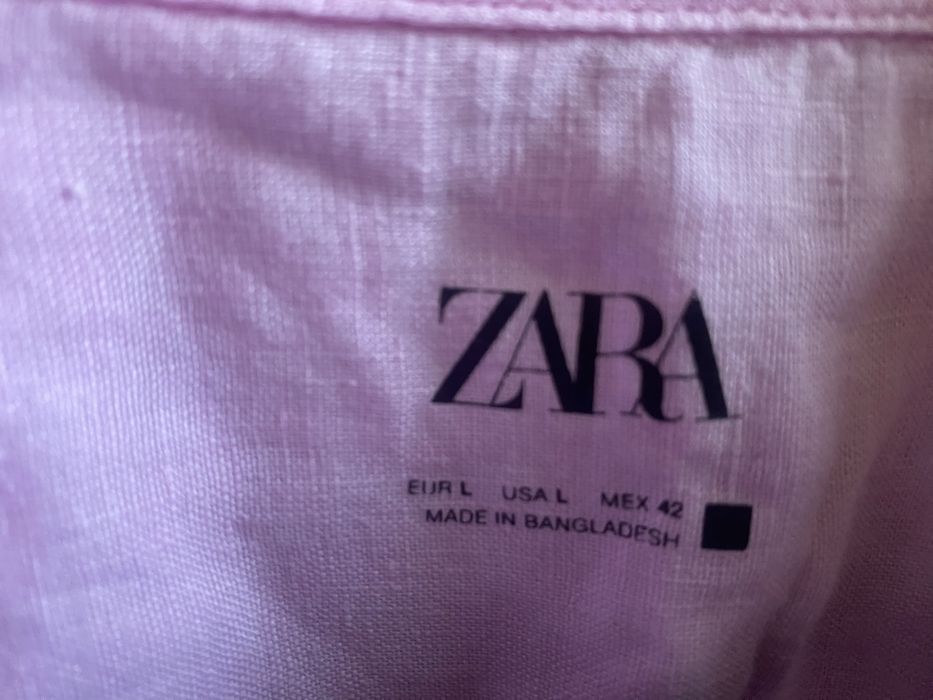 Мъжка ленена риза на ZARA