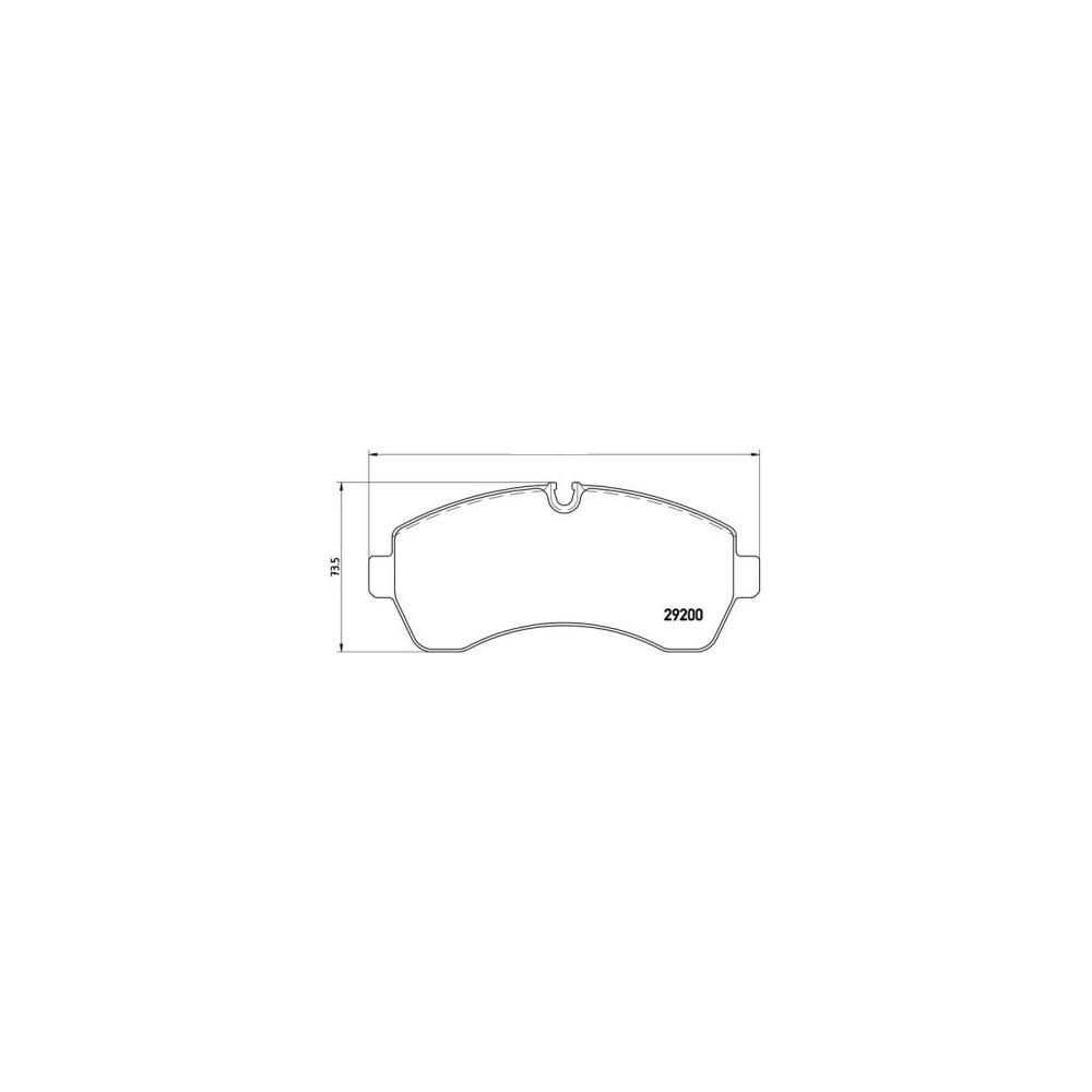 Placute frana fata Mercedes Sprinter 3,5 Platforma (906), 06.2006-, marca SRLine S70-0446