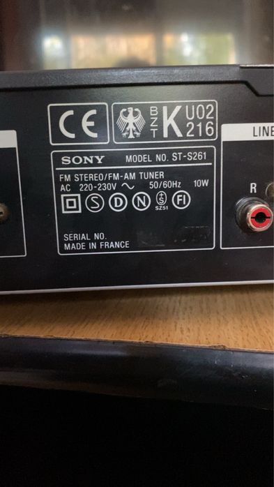 tuner radio Sony ST-S261