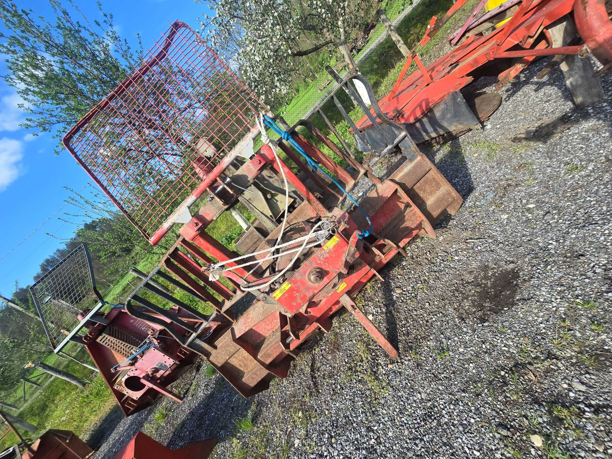 Troliu in tiranti la tractor cu piese originale de 5 tone putere KMB
