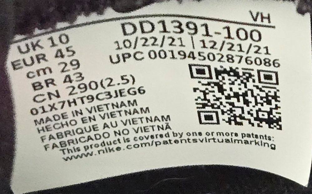 Nike Dunk Low Panda - marime 45