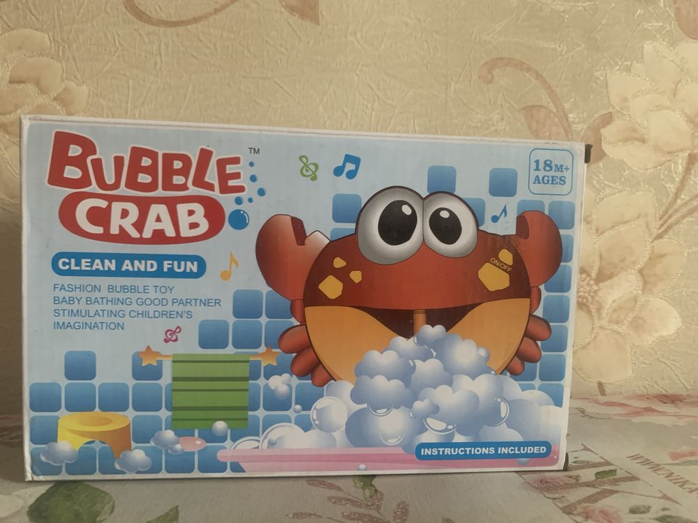 Продаю игрушку для ваны (bubble crab)